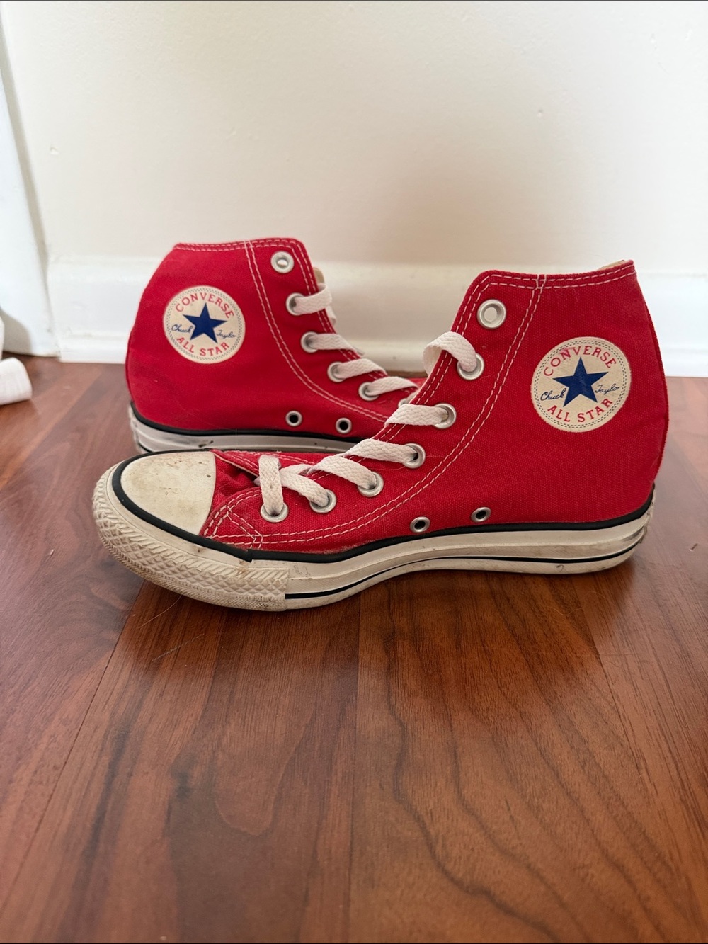 Converse Kids Red High Top All Star Sneakers